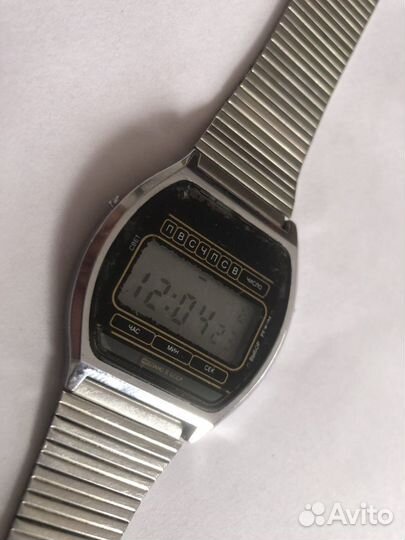 Часы наручные электроника 5 СССР браслет