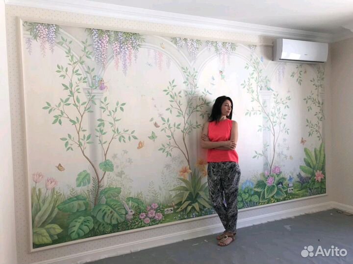 Художественная роспись стен, барельеф, золочение