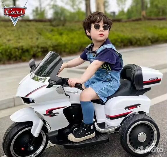 Детский электромотоцикл на аккумуляторе