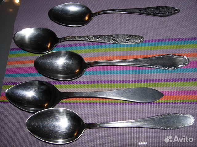 Столовые ложки и вилки (разные).СССР