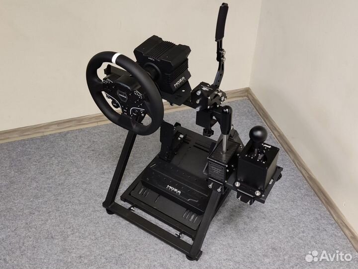Кокпит/Стойка для игрового руля + коробка передач