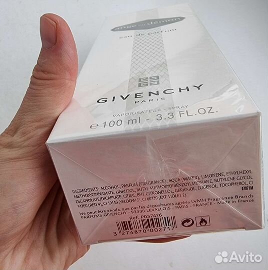 Givenchy ange ou demon le secret 100ml парфюм