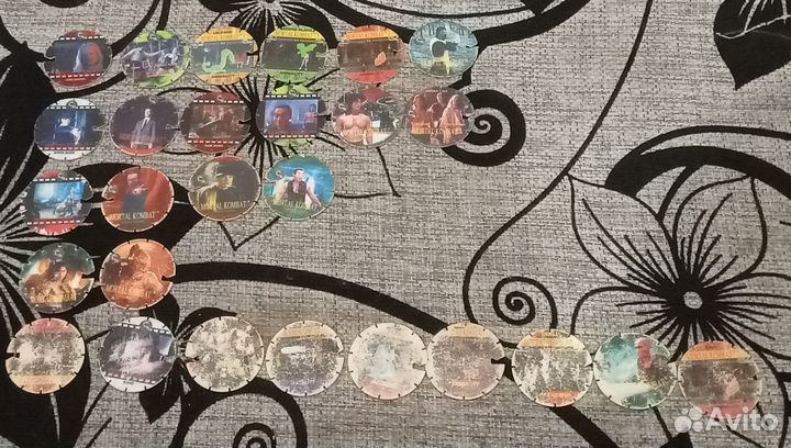 Фишки, сотки, кэпсы, Mortal Kombat, Черепашки POG