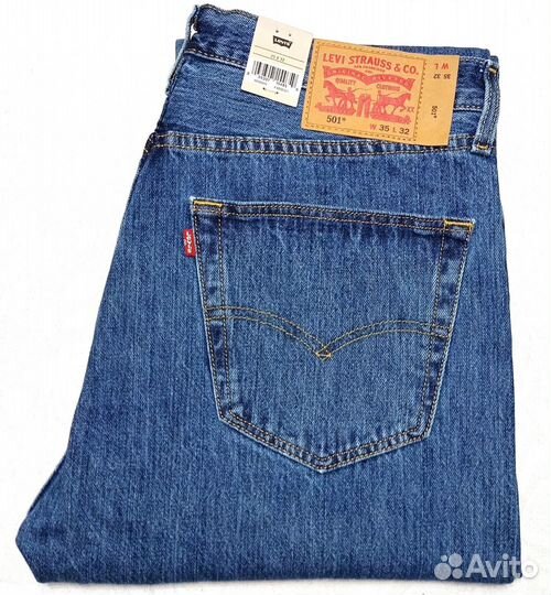 Levis 501 Medium Stonewash 34x34, 35x32