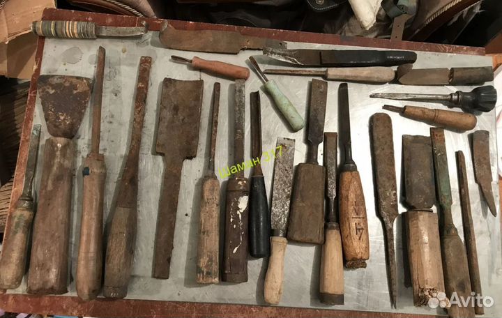 Старинные резцы Стамеска, резец,долото, лезвие.26ш