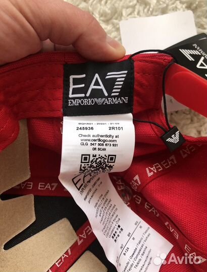 Бейсболка emporio armani