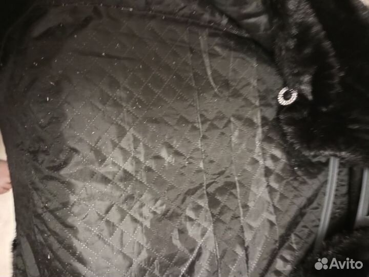 Искусственная шуба под норку 48