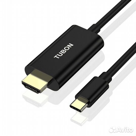 Кабель провод Type-C на hdmi 4k 30Hz 1.8м