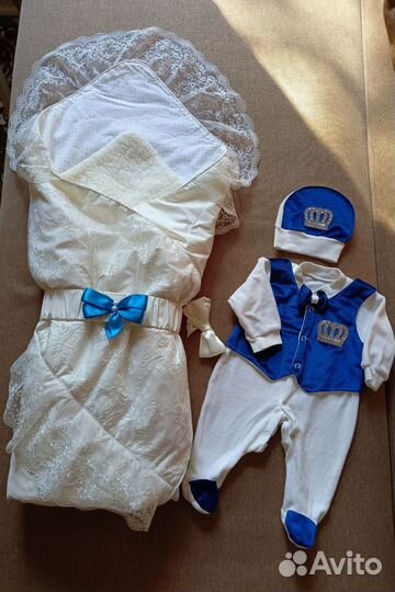 Конверт-комплект на выписку новорожденного