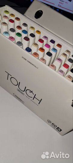 Набор двухсторонних маркеров touchtwin 60 шт. Б/у