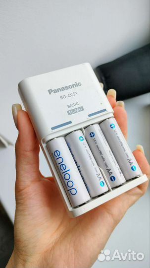 Зарядное устройство panasonic bq-cc51 с батарейка