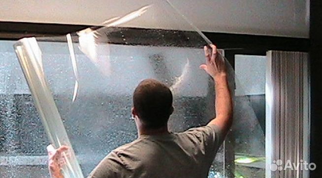 Бронировка стекла 1100*700 мм