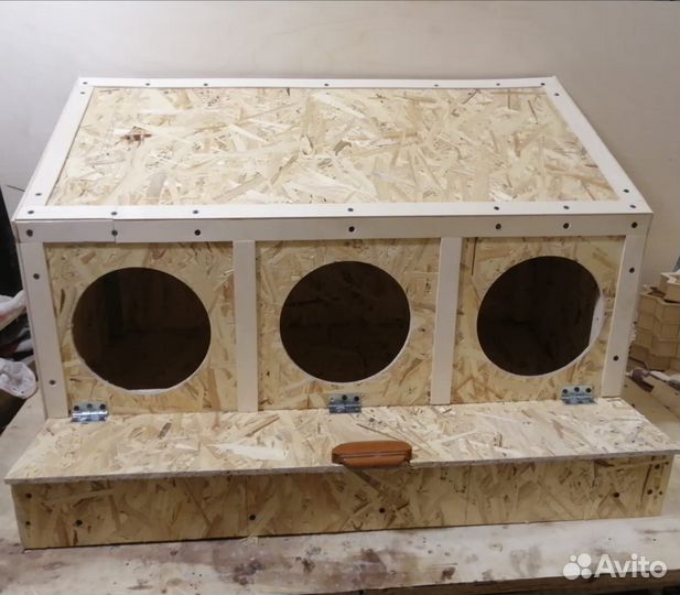 Гнездо для кур с яйцесборником