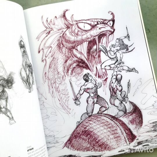 Скетчбук Бориса Вальехо (Валеджио) и Джули Белл