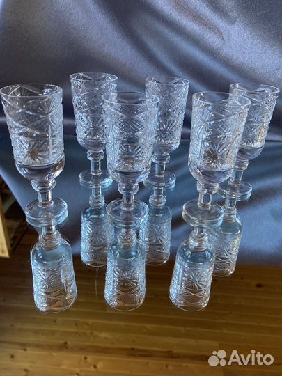 Хрустальные бокалы СССР