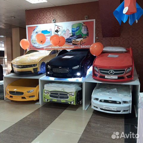 Новая детская кровать машинка огромный выбор в нал