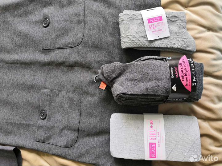 Школьная серая форма 8-10 лет новая для девочки