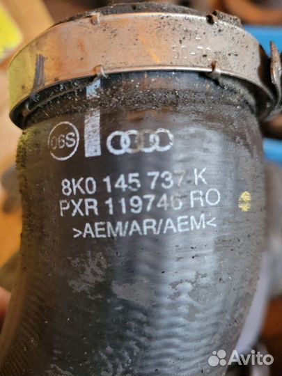 Патрубок интеркулера Audi A4 B8 2010