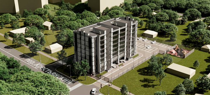 2-к. квартира, 54,9 м², 8/8 эт.