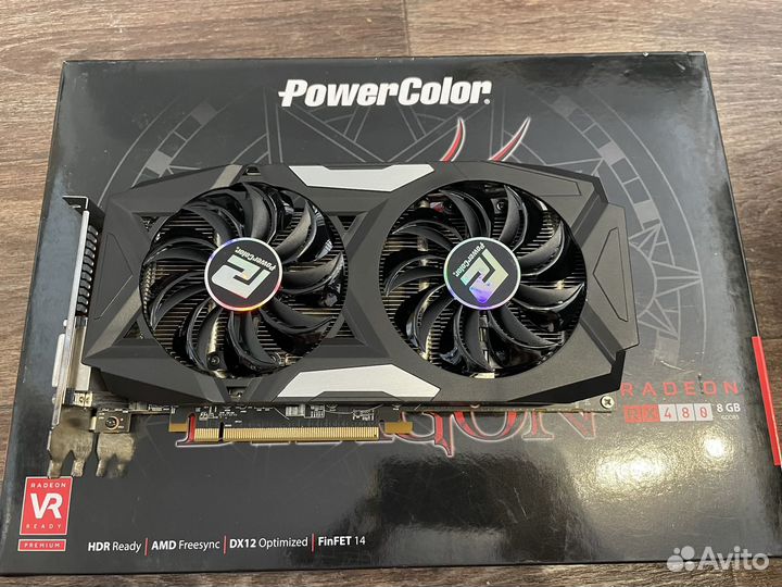 Видеокарты Radeon RX 580/570/470/480 4/8 гб