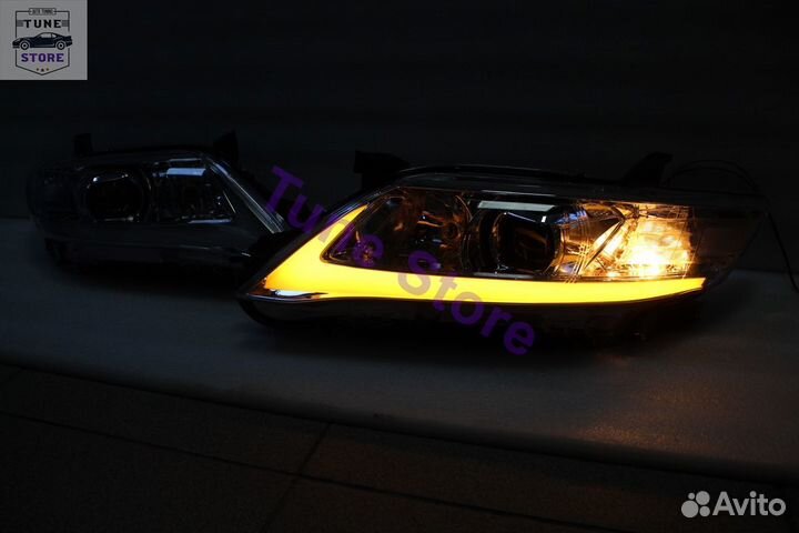 Фары Toyota Camry 40 2009-2011 стиль Lexus