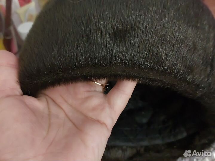 Кепка из нерпы мужская