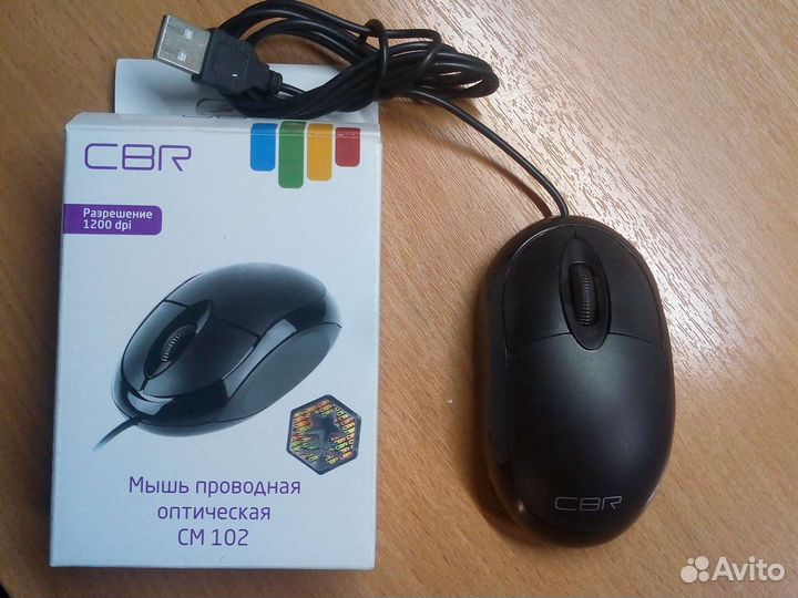 Ноутбучная новая мышь CBR Optical Mouse CM102