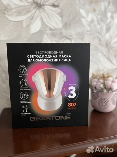 LED маска m 1040 Gezatone возможен торг