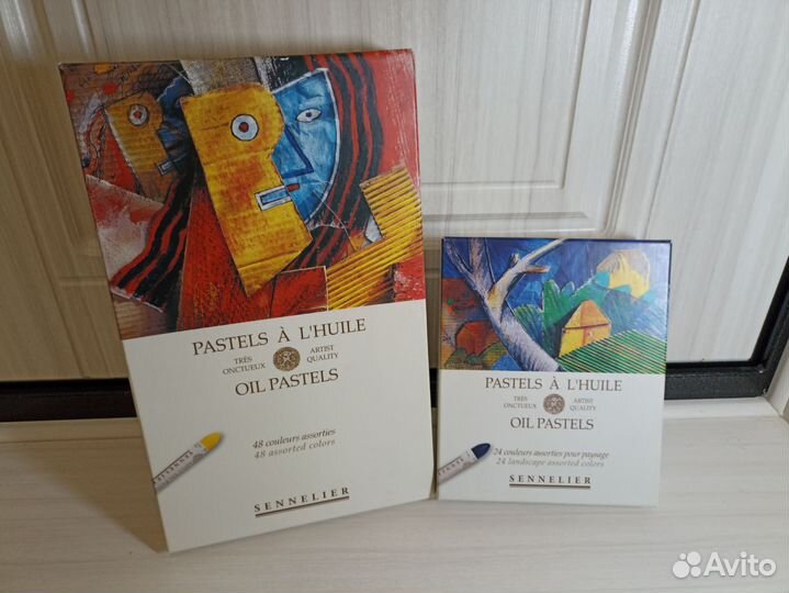 Лот 2 набора Масляная Sennelier oil pastel 48 24