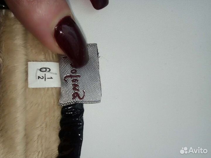 Перчатки женские кожа