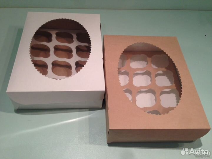 Коробка под Капкейки Маффины