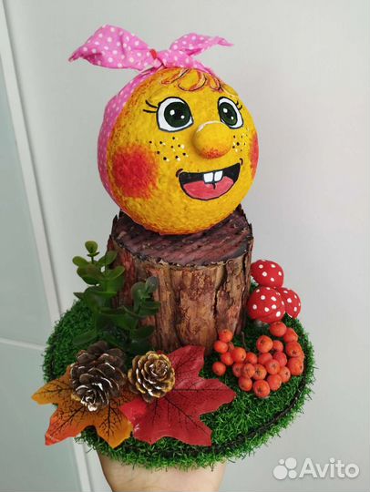 Поделка в сад, школу из природных материалов