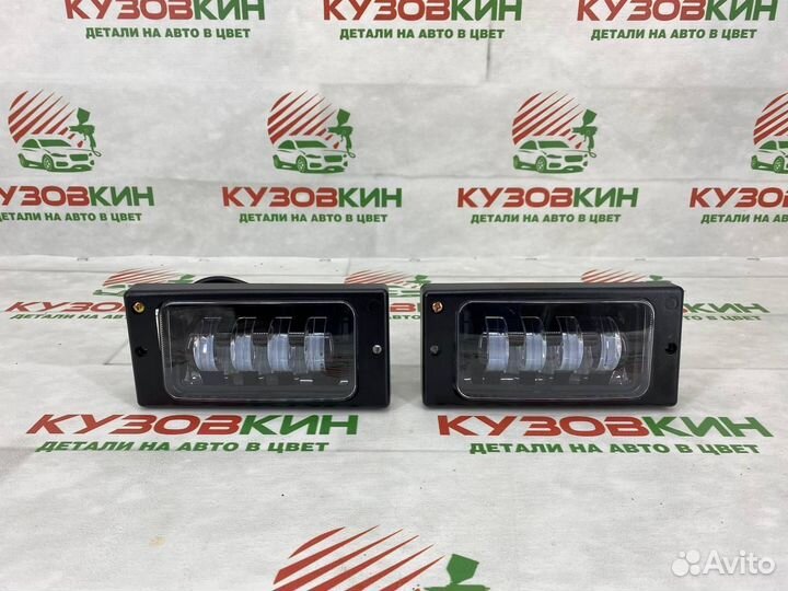 Туманки (70W) LED LADA 2110,2113, 2114,7линз белые