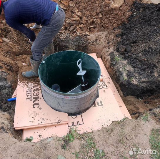 Установка септика под ключ