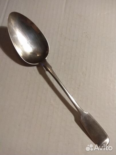 Столовая ложка. Серебро 84-й пробы