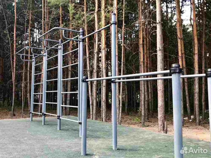 Спортивные Комплексы, Шведская стенка, брусья, кач