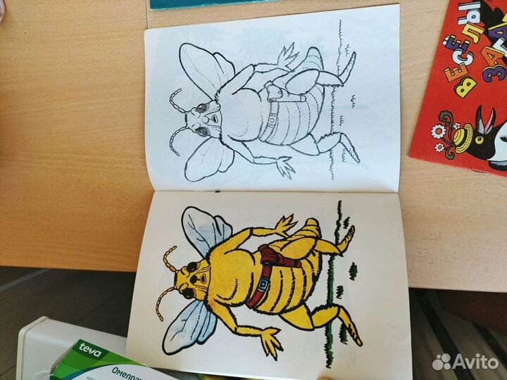 Книжки - раскраски СССР и книги