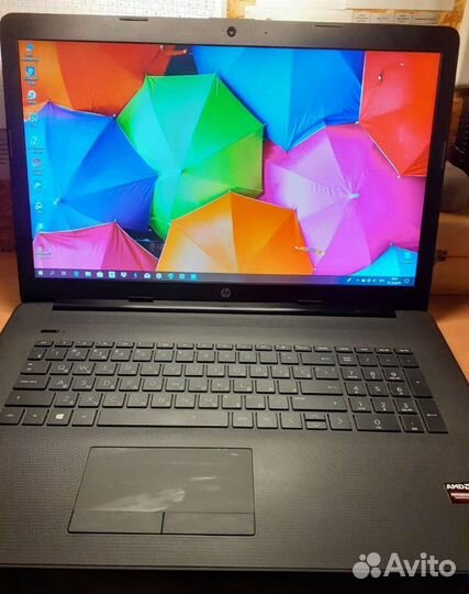 Hp 17, большой игровой ноутбук core i5-4210+geforc