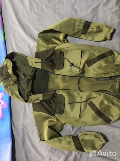 Костюм детский зеленый камуфляж