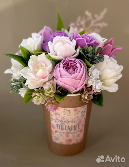 Мыло ручной работы букеты