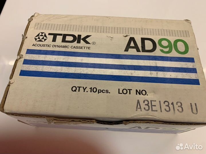 Аудиокассеты TDK AD90 1982 год