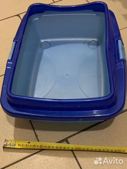 Лоток для кошек высокий бортик