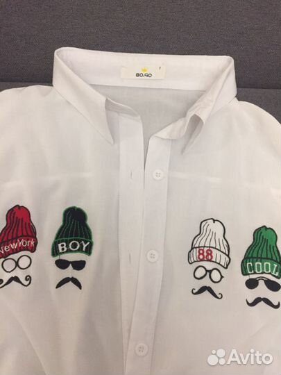 Рубашка новая на девочку 142-146