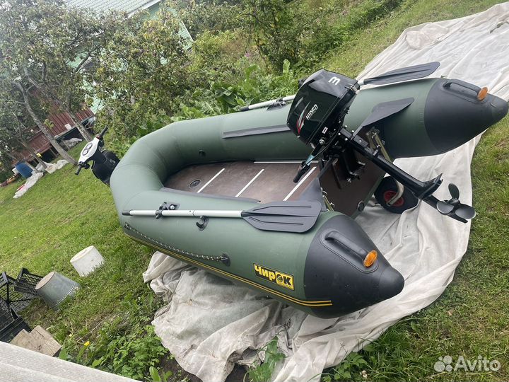 Надувная лодка с мотором 3
