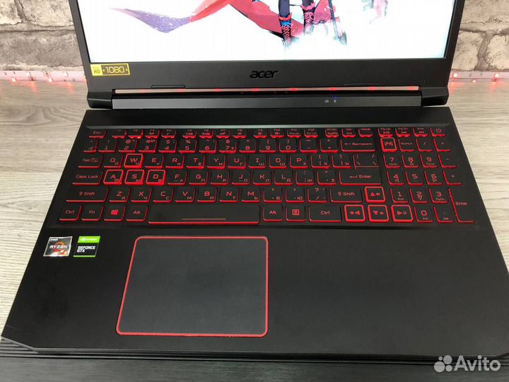 Ноутбук Acer Nitro 5 R5 4600H / GTX 1650 Ti / RAM