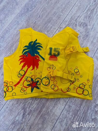 Детский надувной жилет, круг, нарукавники