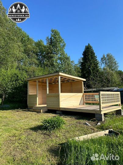 Беседка для дачи. Доставка
