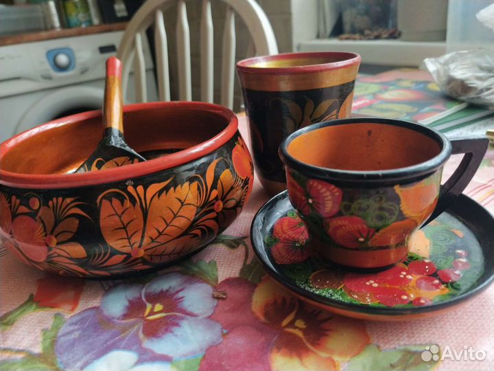 Посуда хохлома