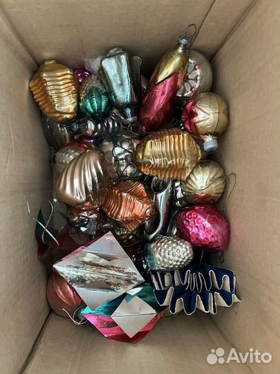 Елочные игрушки СССР советские