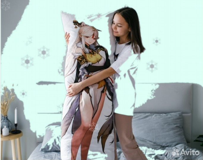 Дакимакура с персонажами Аниме